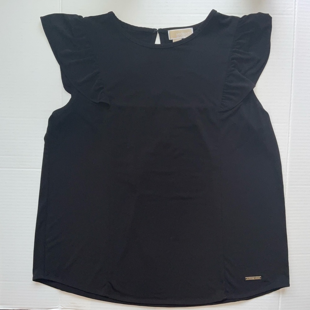 Michael Kors Black Blouse with Elegant Design